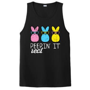 Peepin It Real Easter Bunnies Cool PosiCharge Competitor Tank