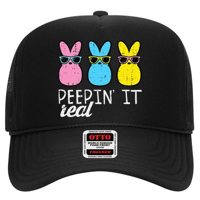 Peepin It Real Easter Bunnies Cool Trucker Hat