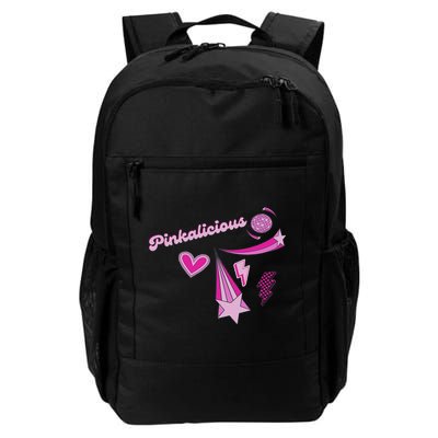 Pinkalicious In Retro Disco Aesthetic Daily Commute Backpack