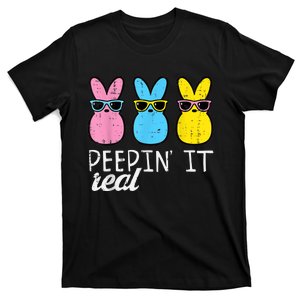 Peepin It Real Easter Bunnies Cool B.o.y.s Girls k.i.d.s Toddler T-Shirt