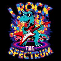 Proud I ROCK THE SPECTRUM Autism Awareness Teacher Love Drawstring Bag