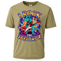 Proud I ROCK THE SPECTRUM Autism Awareness Teacher Love Cooling Performance Crew T-Shirt