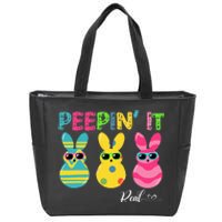 Peepin It Real Men Peeping It Real Zip Tote Bag