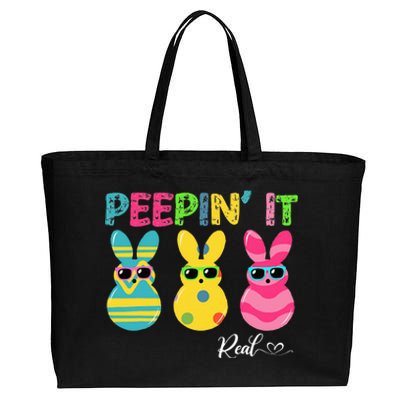 Peepin It Real Men Peeping It Real Cotton Canvas Jumbo Tote