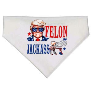 Protrump I’D Rather Vote For A Felon Than A Jack Ass USA-Made Doggie Bandana