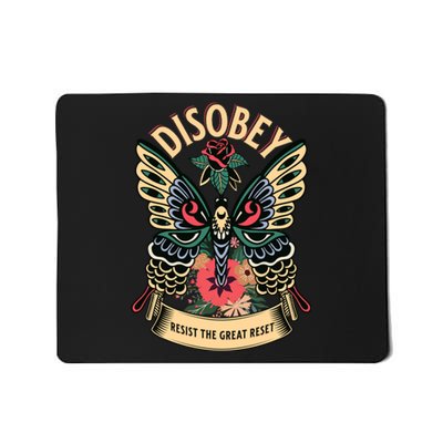 Politically Incorrect Resist The Great Reset Conservative Mousepad