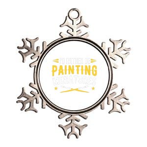 Painters I'd Rather Be Painting Miniatures Paint Premium Metallic Star Ornament