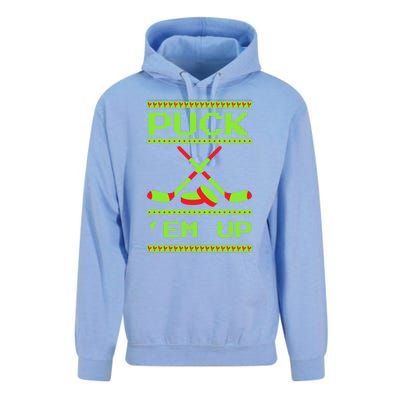 Puck Ice Rink Winter Ice Hockey Christmas Icehockey Puck Funny Gift Unisex Surf Hoodie