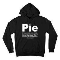 Pie I Read The Word Everything Ales Is Blah Blah Hoodie