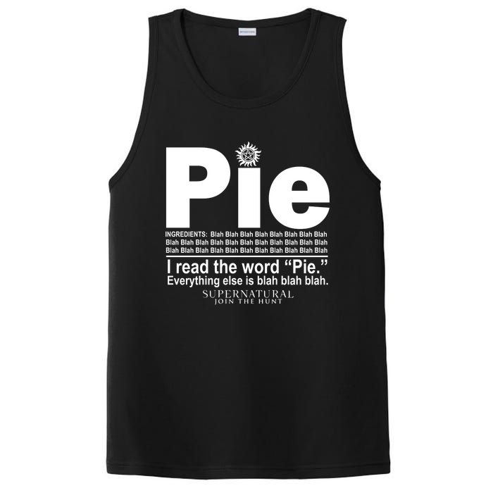 Pie I Read The Word Everything Ales Is Blah Blah PosiCharge Competitor Tank