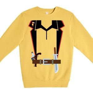 Pirate Costume Uniform Premium Crewneck Sweatshirt