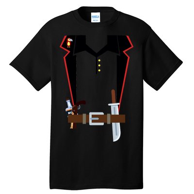 Pirate Costume Uniform Tall T-Shirt