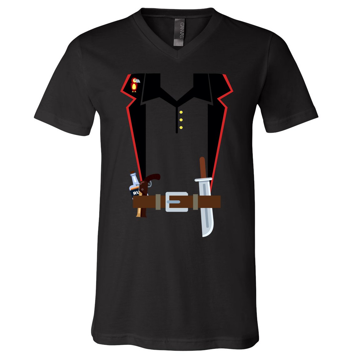 Pirate Costume Uniform V-Neck T-Shirt