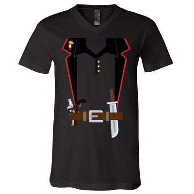 Pirate Costume Uniform V-Neck T-Shirt