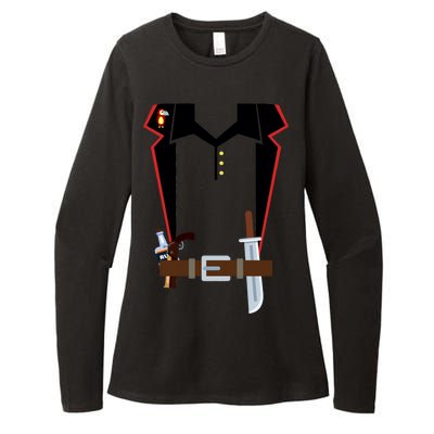 Pirate Costume Uniform Womens CVC Long Sleeve Shirt