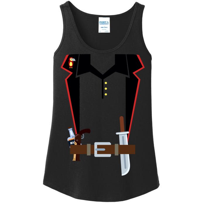 Pirate Costume Uniform Ladies Essential Tank