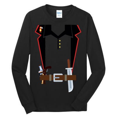 Pirate Costume Uniform Tall Long Sleeve T-Shirt