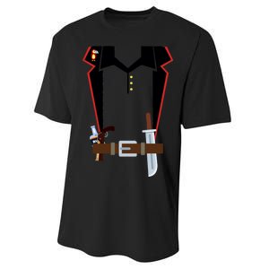 Pirate Costume Uniform Performance Sprint T-Shirt