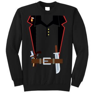 Pirate Costume Uniform Tall Sweatshirt