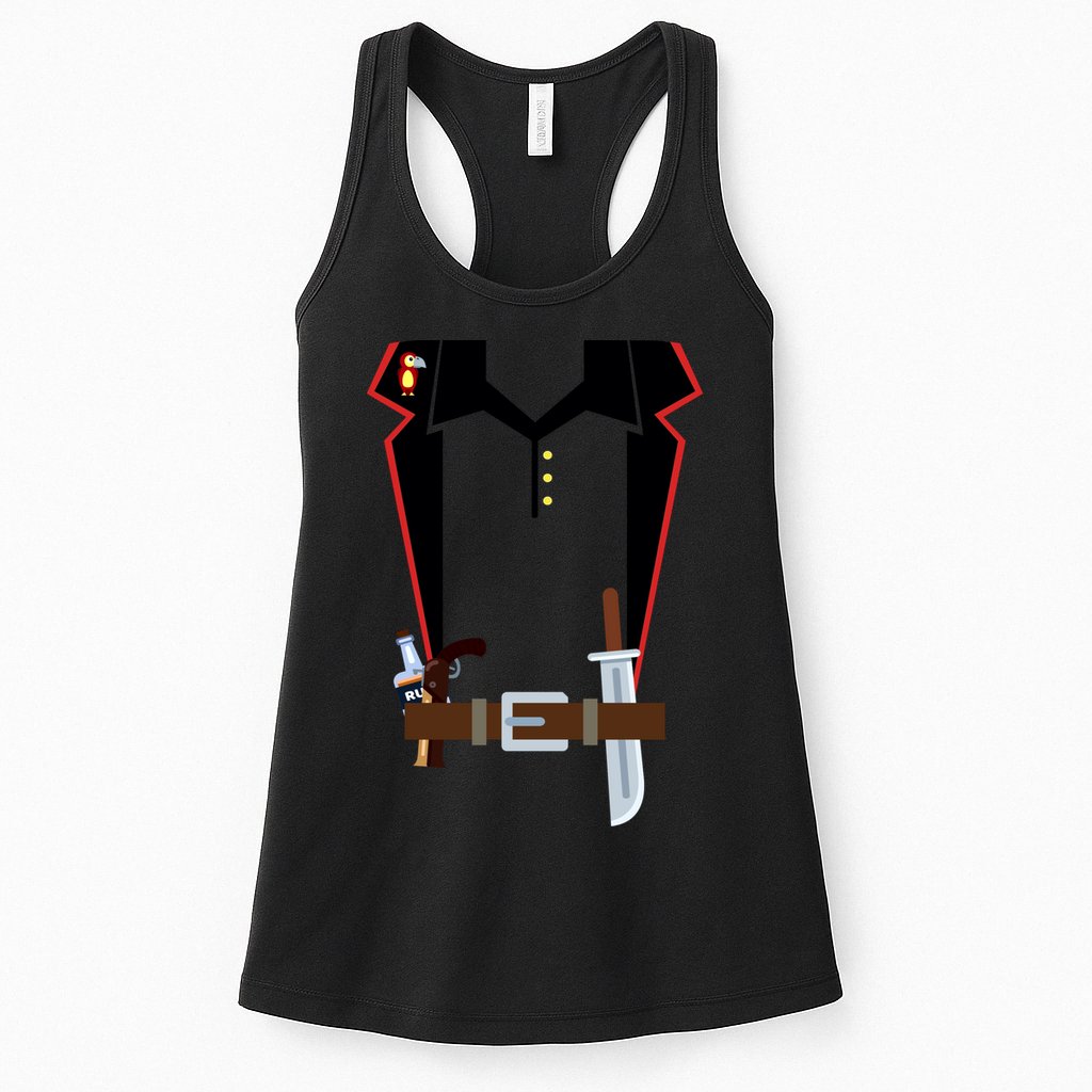 Pirate Costume Uniform Womens Tank Top