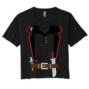 Pirate Costume Uniform Women's Crop Top Tee