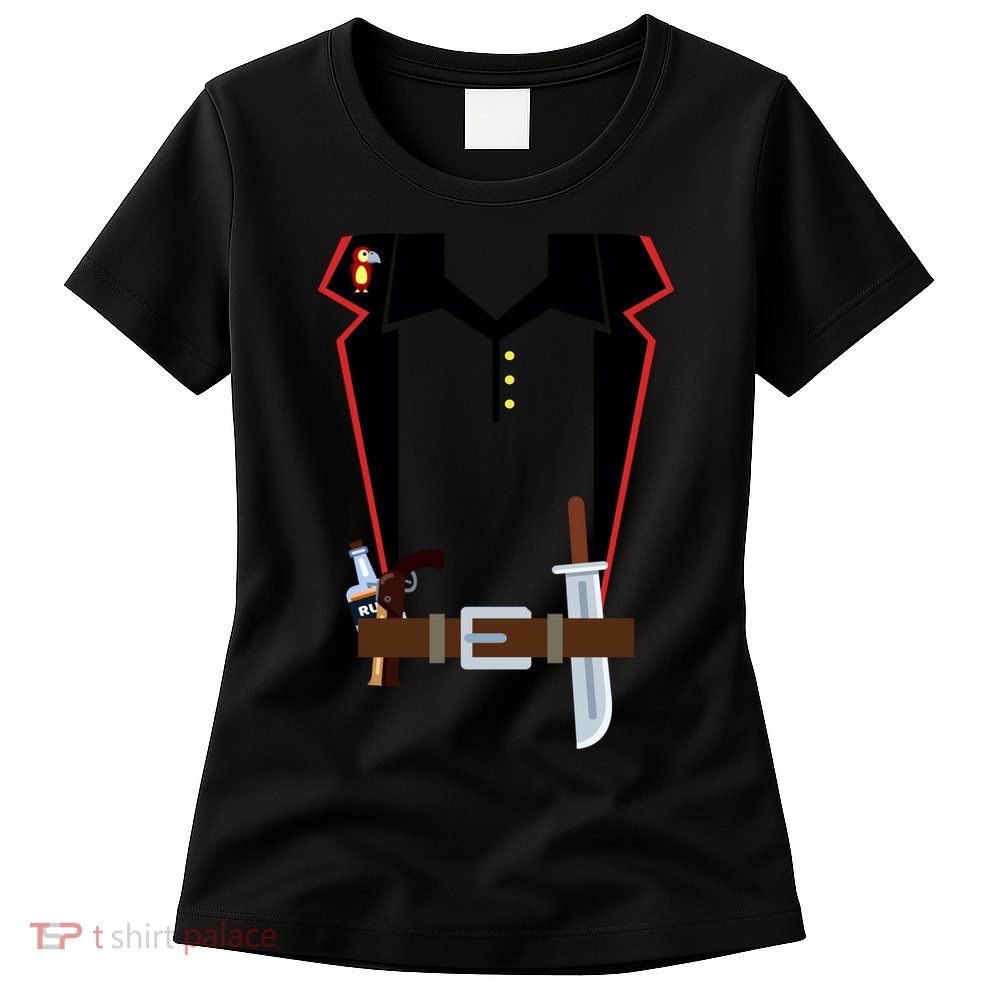 Pirate Costume Uniform Womens T-Shirt