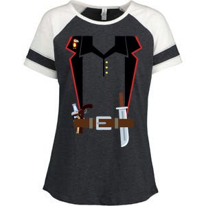 Pirate Costume Uniform Enza Ladies Jersey Colorblock Tee