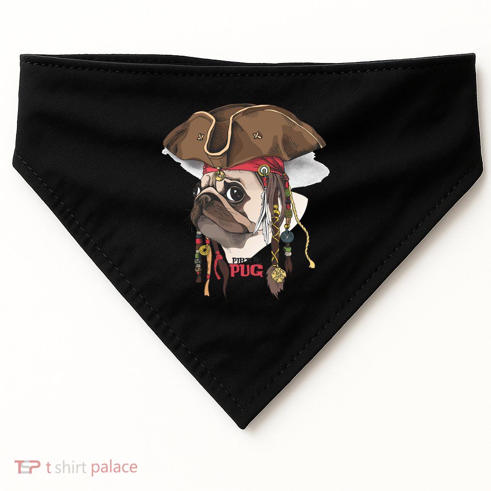 Pirate Pug USA-Made Doggie Bandana
