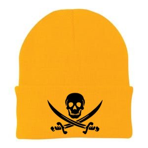 Pirate Skull & Cross Swords Knit Cap Winter Beanie