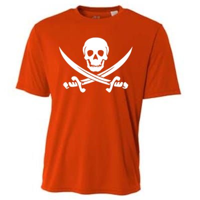 Pirate Skull & Cross Swords Cooling Performance Crew T-Shirt