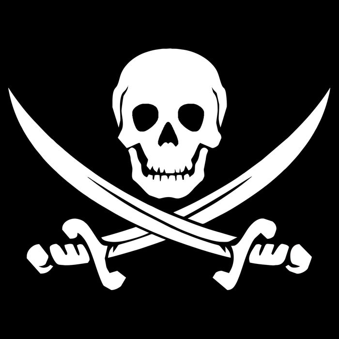 Pirate Skull & Cross Swords Performance Shirt