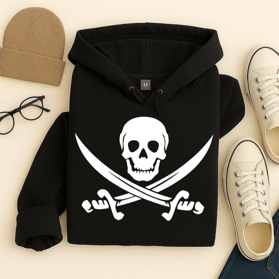 Pirate Skull & Cross Swords Hoodie