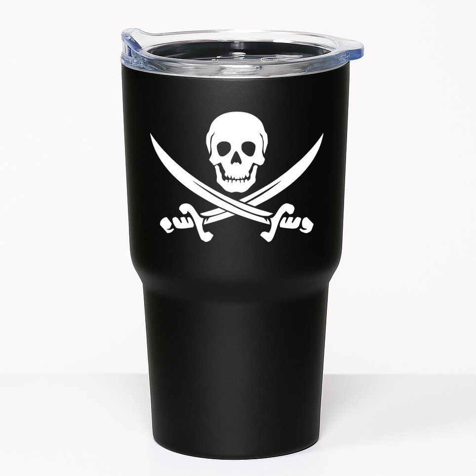 Pirate Skull & Cross Swords Tumbler