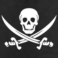 Pirate Skull & Cross Swords 25L Jumbo Tote
