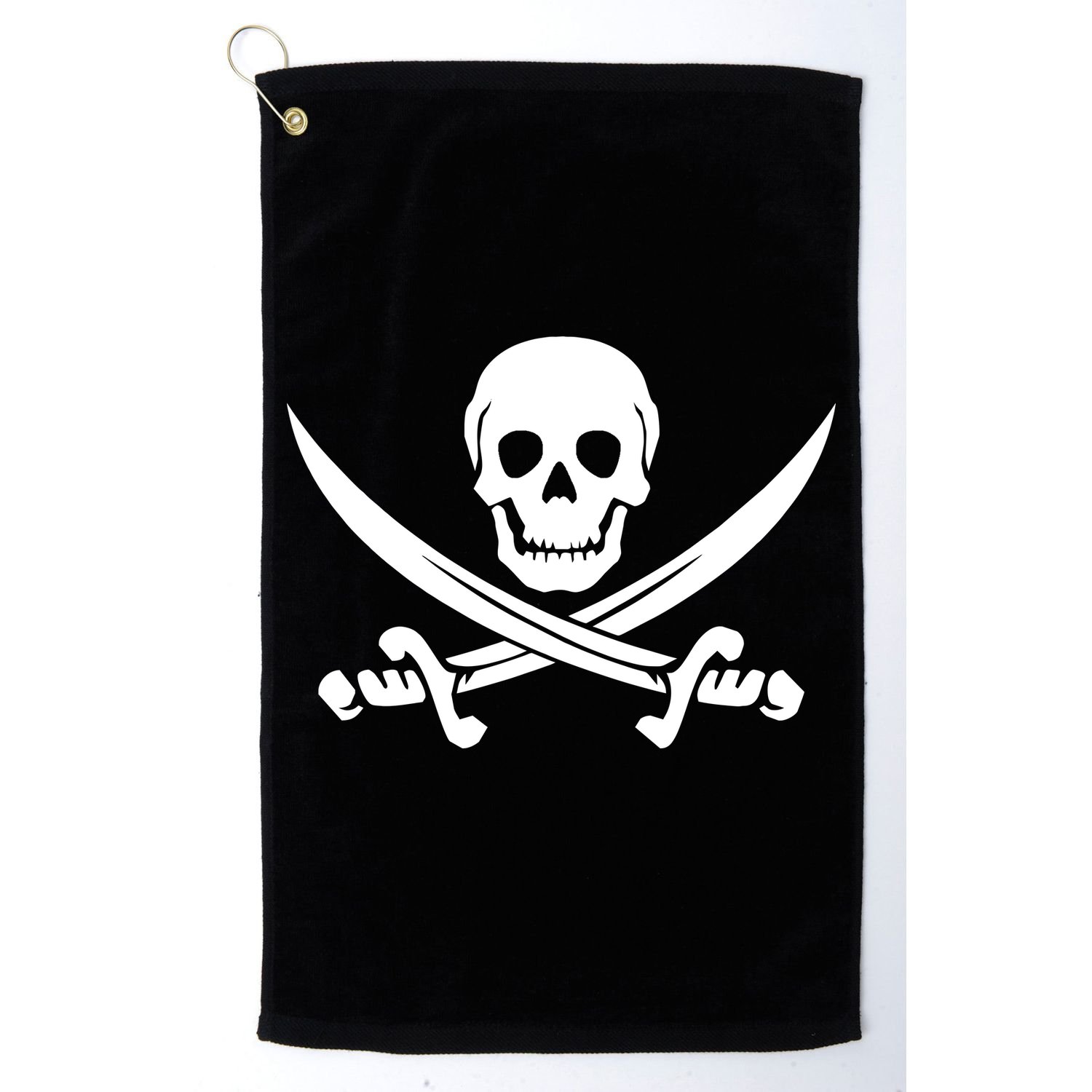Pirate Skull & Cross Swords Golf Towel