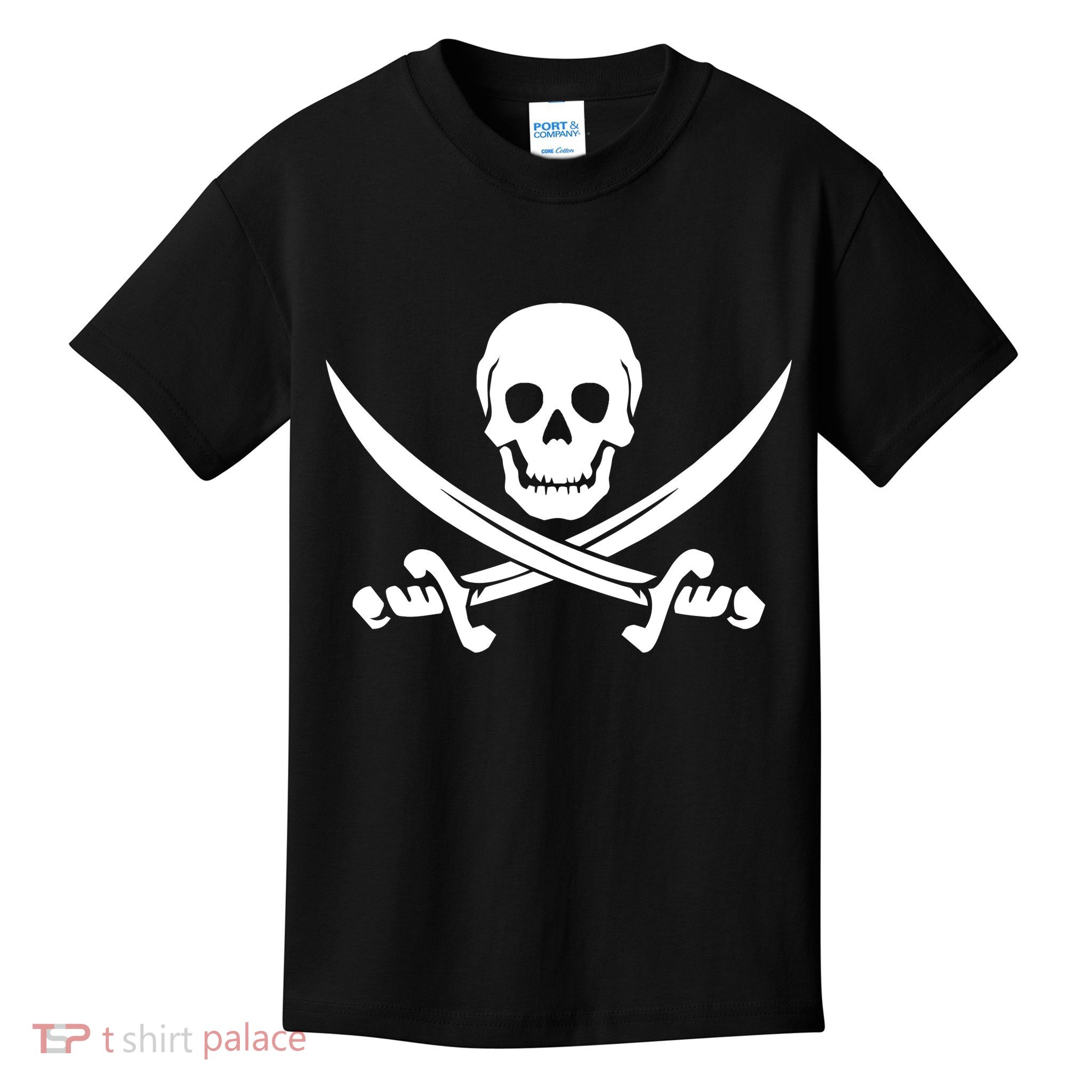 Pirate Skull & Cross Swords Kids T-Shirt