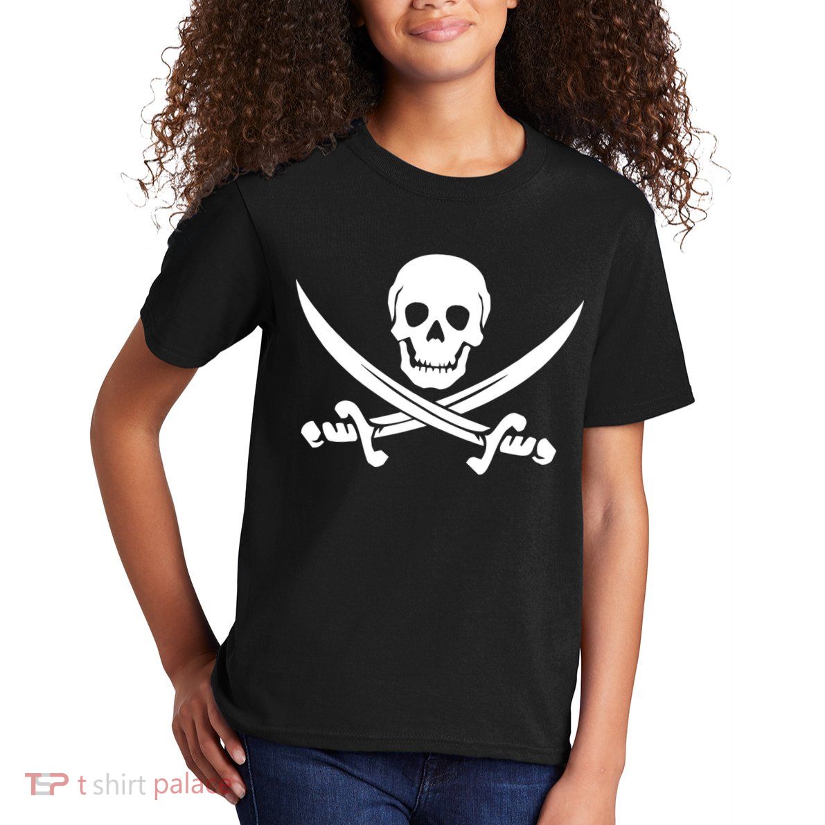 Pirate Skull & Cross Swords Kids T-Shirt