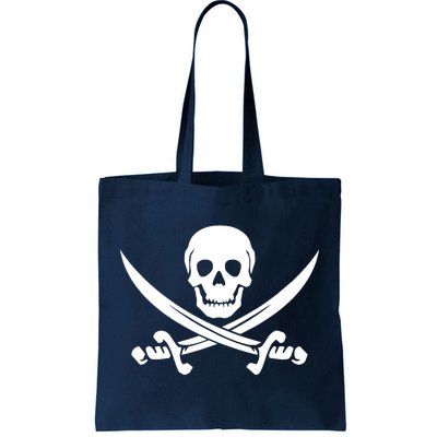 Pirate Skull & Cross Swords Tote Bag