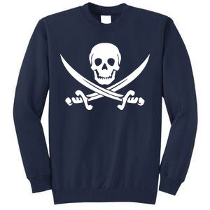 Pirate Skull & Cross Swords Tall Sweatshirt