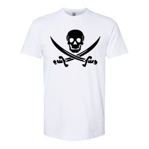 Pirate Skull & Cross Swords Softstyle CVC T-Shirt