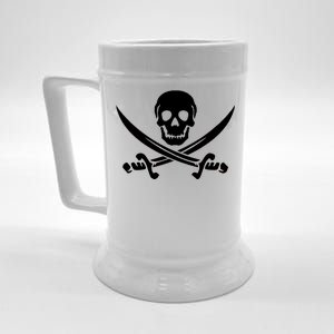 Pirate Skull & Cross Swords Beer Stein