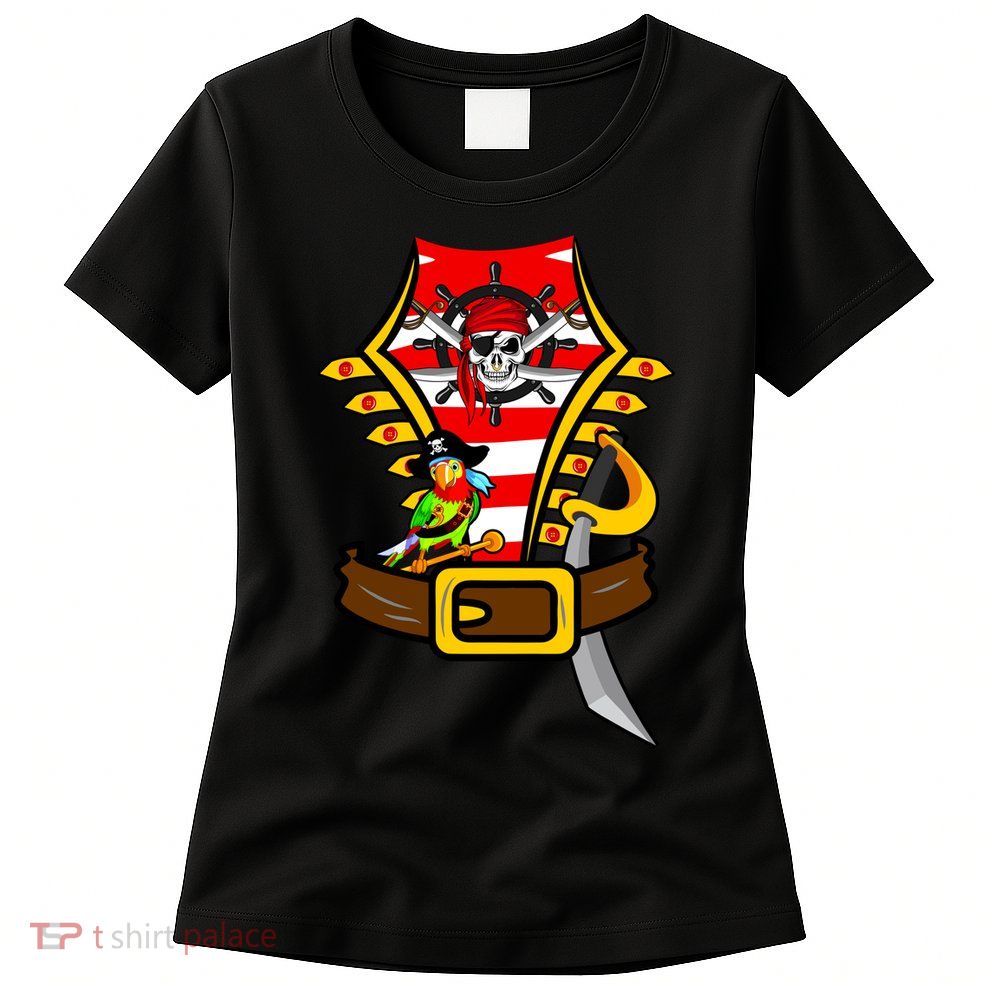 Pirate Skull & Parrot Costume  Women's T-Shirt