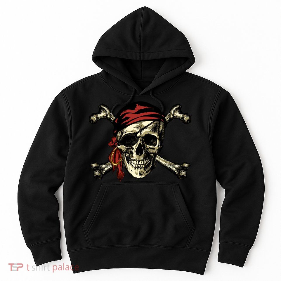 Pirate Skull Crossbones Hoodie
