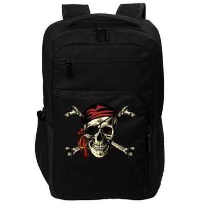 Pirate Skull Crossbones Impact Tech Backpack