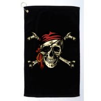 Pirate Skull Crossbones Golf Towel
