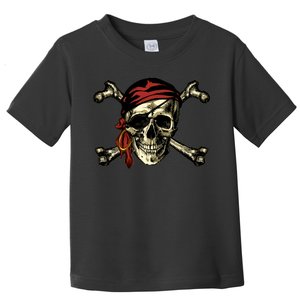 Pirate Skull Crossbones Toddler T-Shirt