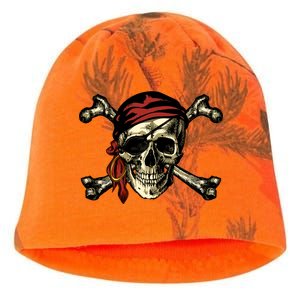 Pirate Skull Crossbones Kati - Camo Knit Beanie