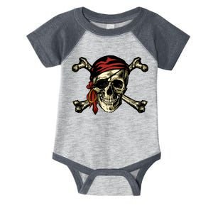 Pirate Skull Crossbones Infant Baby Jersey Bodysuit