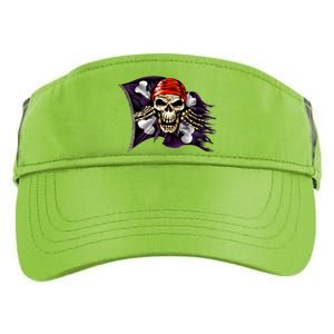 Pirate Skull Flag Adult Drive Performance Visor