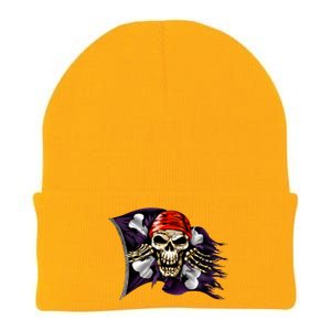 Pirate Skull Flag Knit Cap Winter Beanie